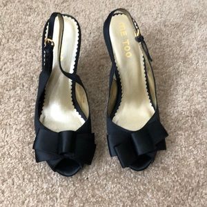 Me Too satin pumps with bow